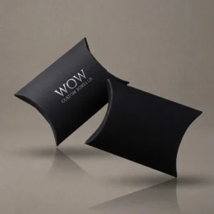 Black Pillow Boxes Wholesale