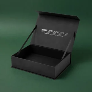 Black Rigid Boxes with Lid