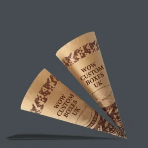 Brown Kraft Cone Sleeve Wraps