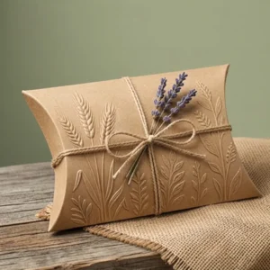 Brown Pillow Boxes