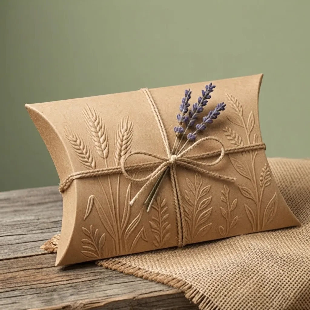 Brown Pillow Boxes