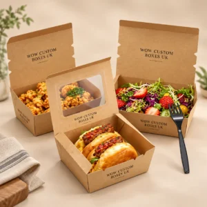 Burger Boxes with PVC Window