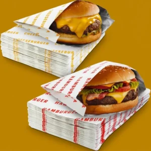 Burger Pouches with Logo