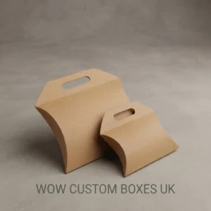 Cardboard Pillow Boxes with Logo