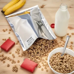 Cereal Mylar Bags with Ziplock