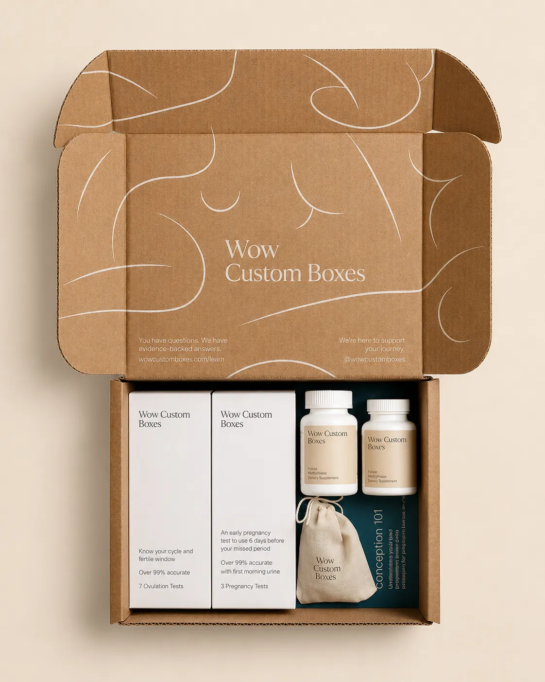 Corrugated Cosmetic Boxes