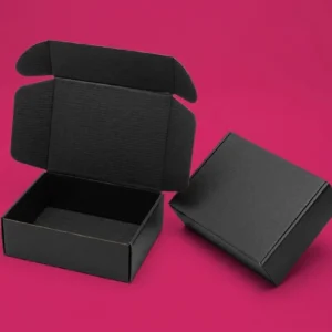 Custom Black Mailer Boxes with Logo
