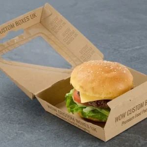 Custom Burger Boxes with Window