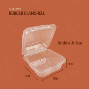 Custom Burger Clamshell Boxes