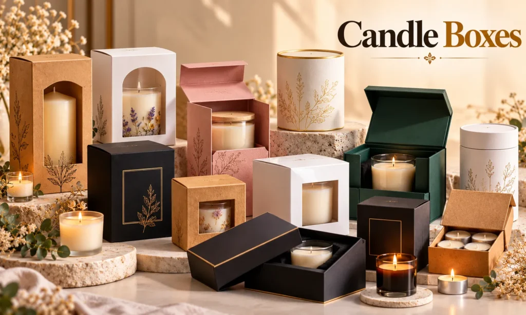 Custom Candle Boxes: Styles, Materials and Packaging Options