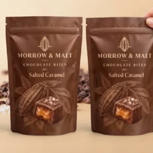 Custom Chocolate Mylar Bags