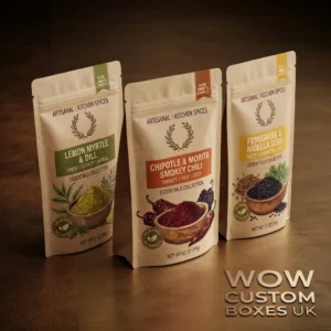 Custom Herbs and Spices Airtight Bags