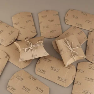 Custom Kraft Pillow Boxes wholesale