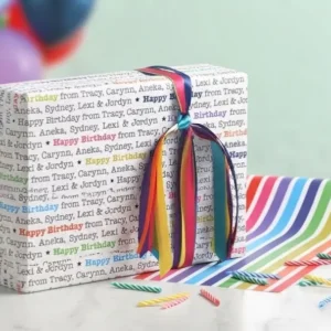 Custom Printed Gift Wrapping Paper UK