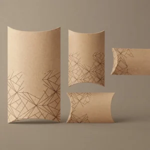 Eco Brown Pillow Packaging UK