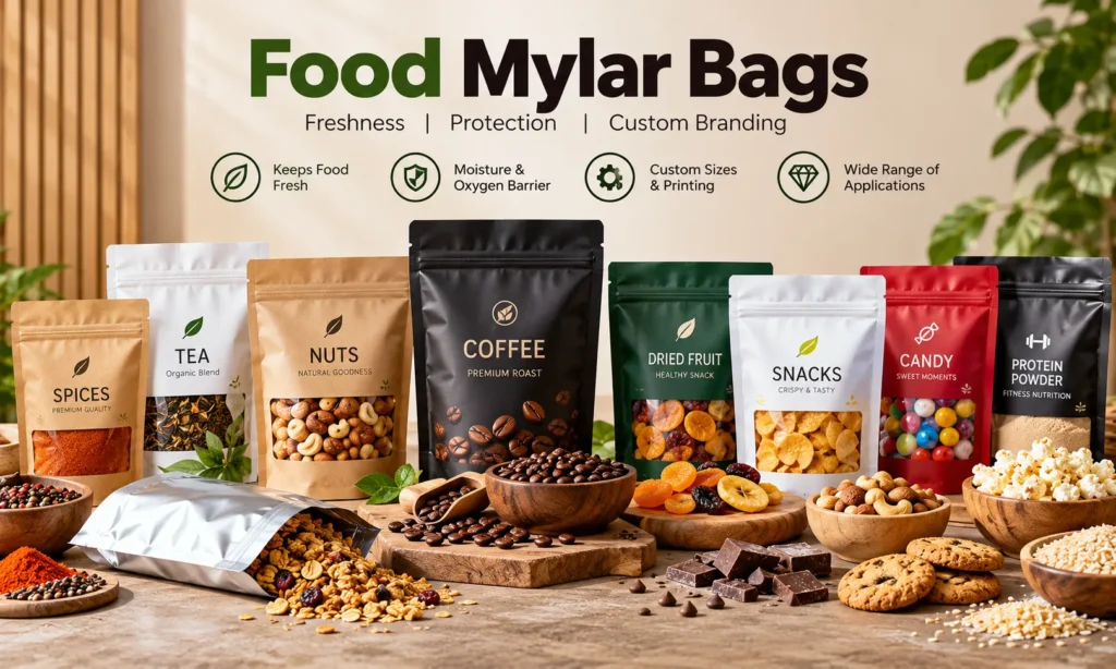 Food Mylar Bags: Custom Packaging for Freshness and Product Protection