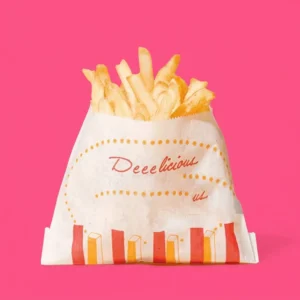 French Fries Pouches with Logo