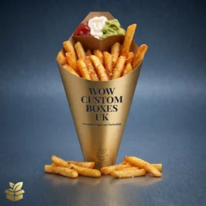 Grease Proof Fries Cone Sleeve UK