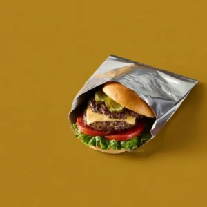 Grease Resistant Burger Pouches