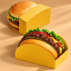Kraft Burger Sleeves