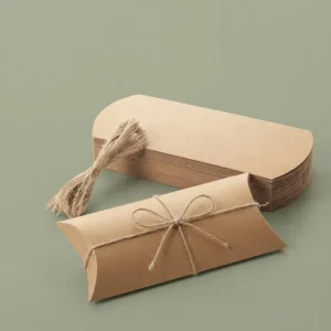 Natural Brown Pillow Packaging