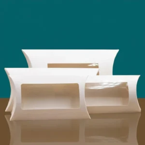 Pillow Boxes with Clear Window