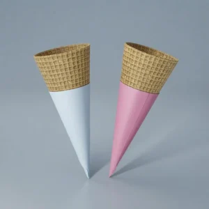 Plain Paper Cone Wrap Packaging
