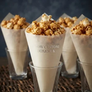 Popcorn Cone Sleeve with Branding