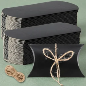 Premium Black Pillow Packaging