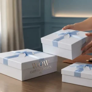 Premium White Rigid Box Packaging
