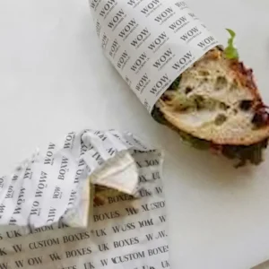 Wax Paper with Logo Print