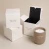 White Candle Boxes