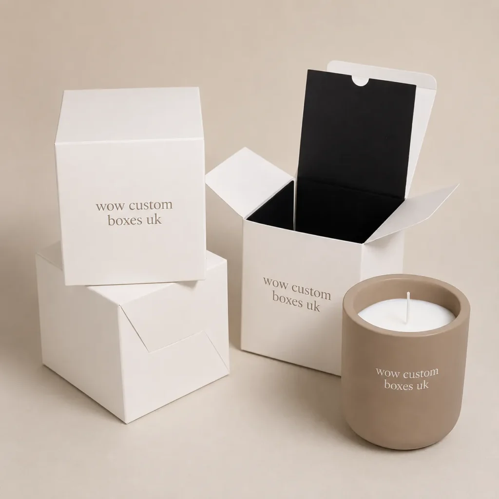 White Candle Boxes