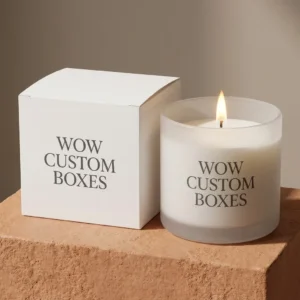 White Candle Packaging Wholesale