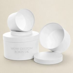 White Cosmetic Boxes with Logo