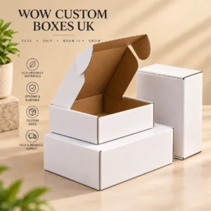 White Mailer Boxes with Logo