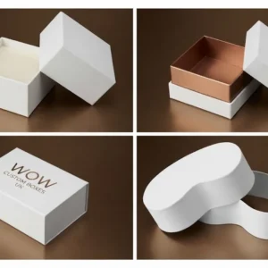 White Rigid Boxes Wholesale
