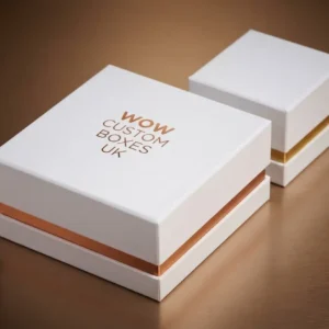 custom White Rigid Boxes with Lid